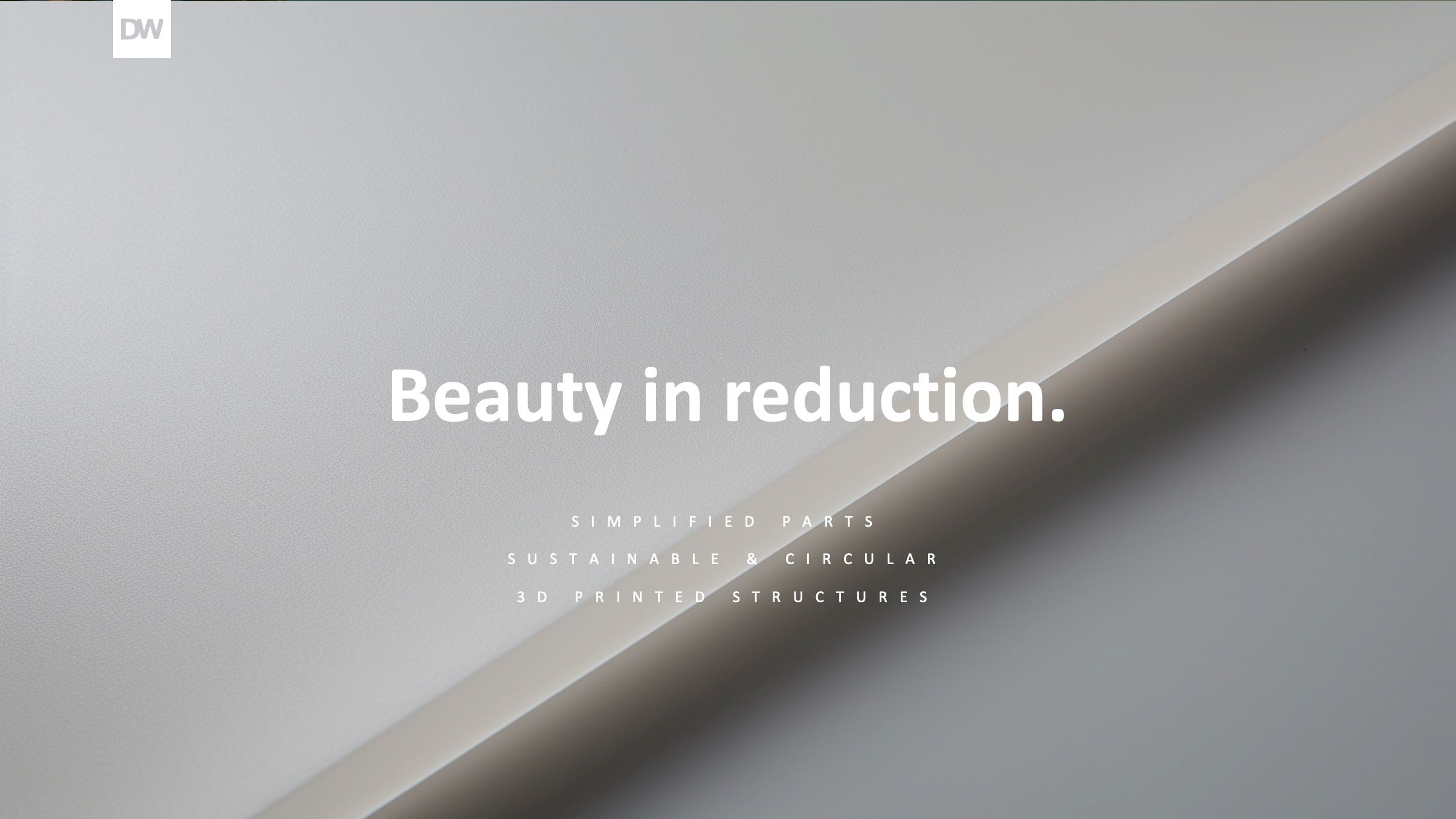 Beauty in reduction.